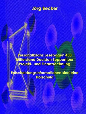 cover image of Personalbilanz Lesebogen 430 Mittelstand Decision Support per Projekt- und Finanzrechnung